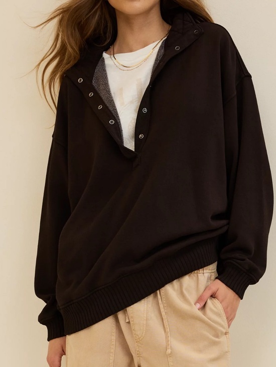 aerie Tops - Aerie Oh Snap Sweatshirt Brown Size M